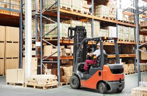 Forklift for construction