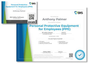 Certificate PPE