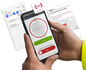 Lone Worker Finished Working