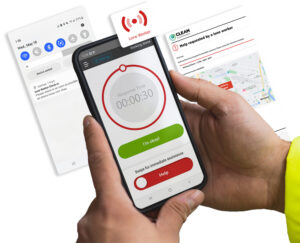 Lone Worker Finished Working