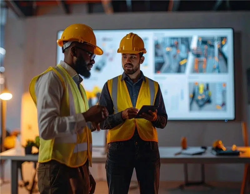 Contrast between paper-based safety training and an interactive, video CPR session, reflecting the benefits of transitioning to online learning systems.