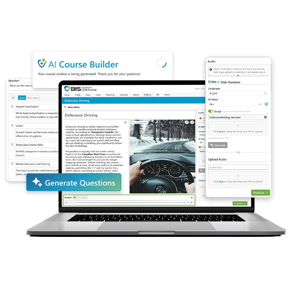 Learning Management System (LMS) AI Course builder