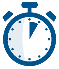Clock icon curve