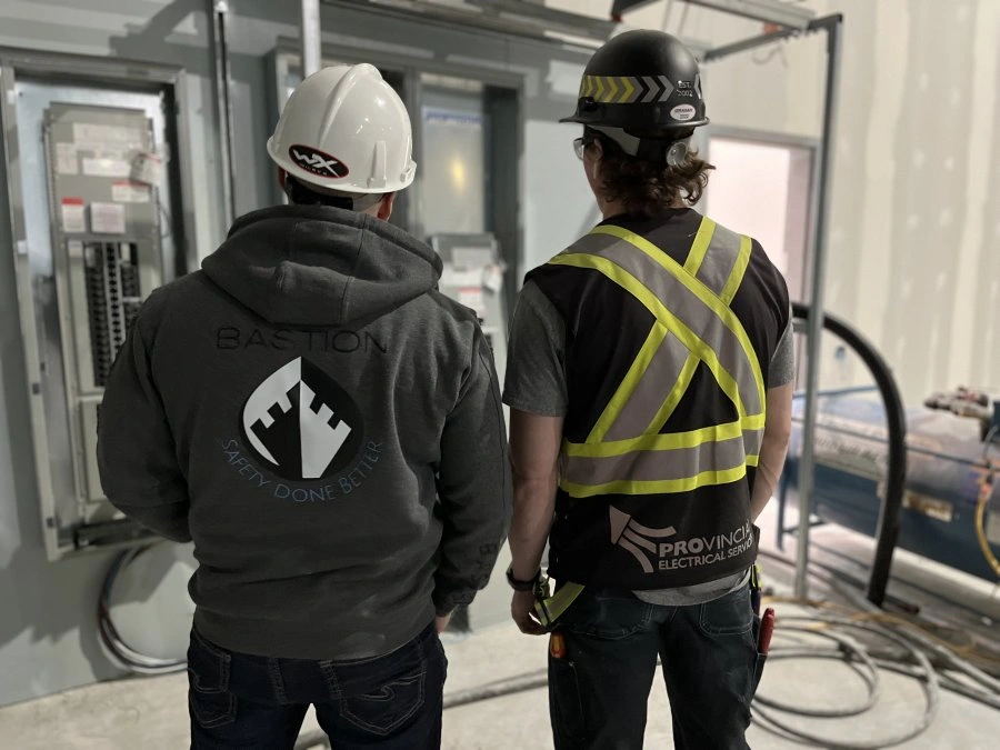 Bastion safety in the field doing a consulting