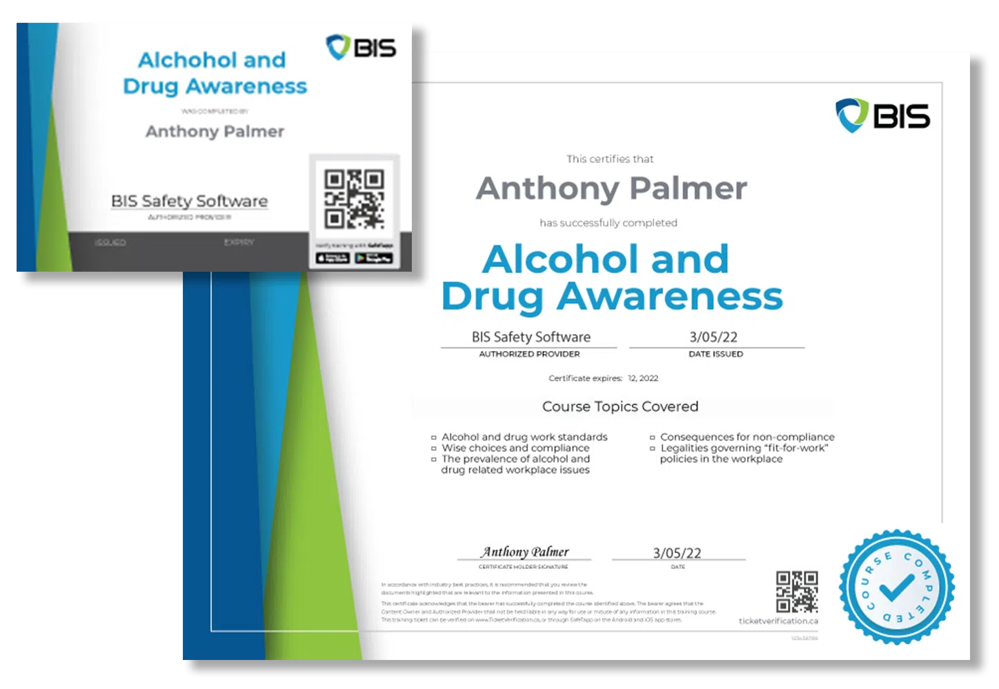Alcohol and Drug Awareness – Fit for Work – Online Training